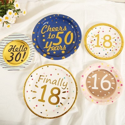 一次性纸碗生日派对野营火锅调味料容器聚餐加厚可降解食品级纸盘图3