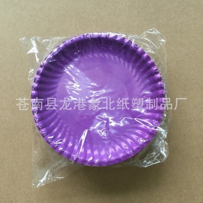 一次性绘画颜料纸盘 聚会派对纸盘 4.5寸6寸7寸9寸10寸图3