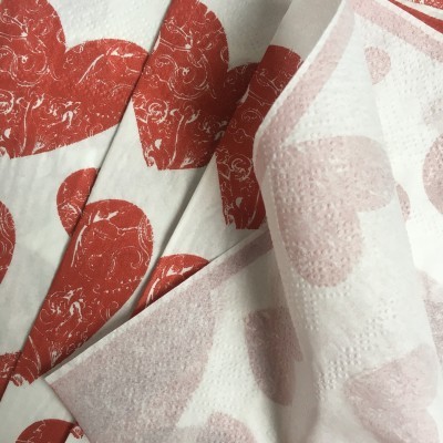 彩色餐巾纸 logo印刷食品级油墨欧美标准FDA FSC认证图3