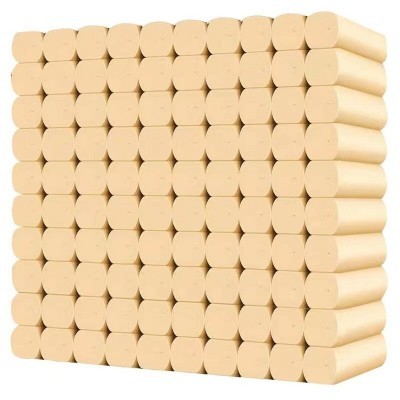 拼多多福利品代发竹浆本色6卷12卷24卷28卷16-32卷56卷72卷卫生纸图5