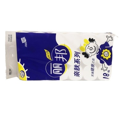 丽邦5层加厚家用妇婴卫生纸无芯卷纸厕纸卷筒纸短款柔软原木浆纸图2