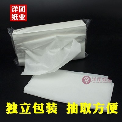 100抽纸巾酒店抽纸ktv餐馆车载用面巾纸木浆软包抽纸批发广东包邮图2