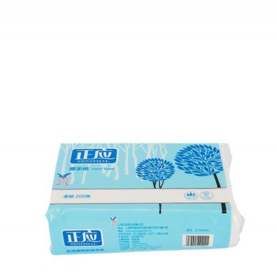 正应柔韧擦手纸抽纸商用酒店厕所专用包纸巾卫生纸厂家批发整箱抽图2