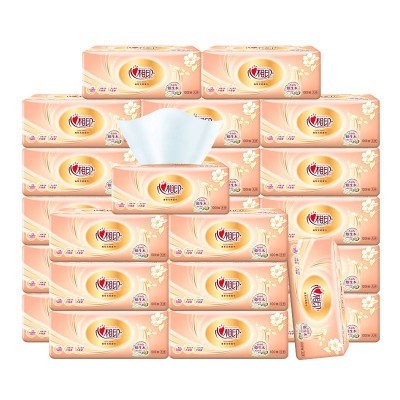 心相印纸巾抽纸整箱家用实惠装纸抽面巾纸餐巾纸心心相印纸卫生纸图3