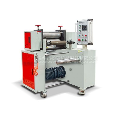 松泰机械全自动纸张钢对钢压纹机 茶叶盖铝箔压纹机 酸奶盖压纹机图3