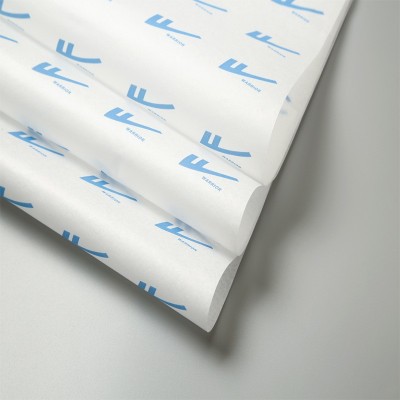 印刷拷贝纸logo内衬tissue paper鞋子服装箱包皮具防潮防霉雪梨纸图3