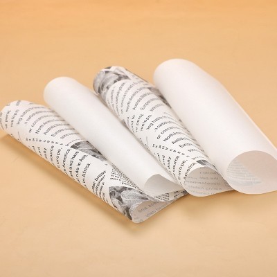 白色烘焙用纸烧烤纸方形烤肉烤盘商用防油纸一次性硅油纸图2