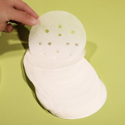 批发食品级蒸笼垫纸蒸包子纸不粘耐蒸双面硅油纸烘焙一次性 蒸笼纸图5