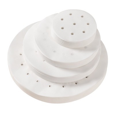 蒸笼纸一次性圆形食品级100张5.5寸包子垫蒸垫子馒头垫纸 不粘油纸图4