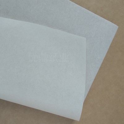 原木浆原料优质纯白加厚拷贝纸 30克 35克防潮包装白色雪梨纸平张图5