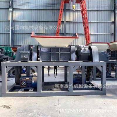 树木粉碎机强力大型废旧塑料破碎机双轴金属粉碎机生活垃圾粉碎机图2