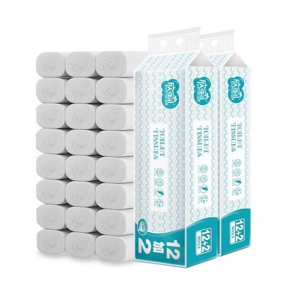 欣蜜儿无芯卷纸提装卫生纸巾家用厕所厕纸手纸卷筒纸42卷 整箱批发图5