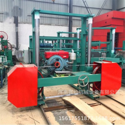 双立柱大型龙门带锯卧式数控带锯机方木开料锯床 高效木工带锯机图5