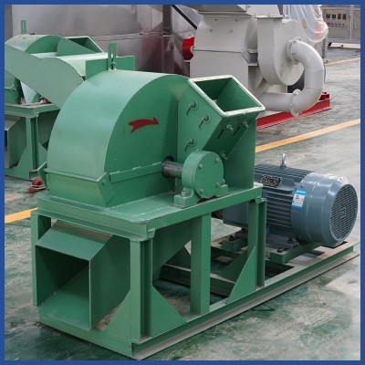 锤片式木材粉碎机 双进料口大型木屑锯末颗粒机玉米芯粉碎机价格图4