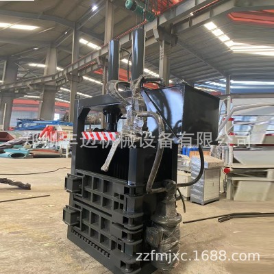 废纸硬纸板打包机 自动推包立式塑料瓶打包机 塑料薄膜打包机图3