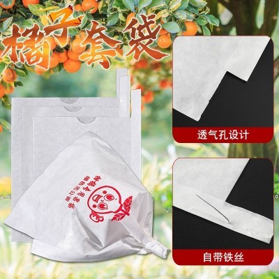 橘子套袋育果袋厂家批发水果纸袋果树柑橘单双层脐橙套袋 水果套袋图4