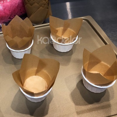 品维烘焙用品郁金香蛋糕纸杯马芬杯彩色款火焰杯点心蛋糕防油纸托图5