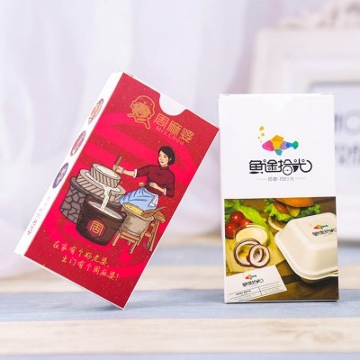 创意特色包装小烟盒纸巾定制 酒楼擦手纸多规格 原生木浆厂家批发图2