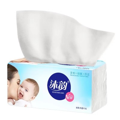 沐韵360张抽纸巾大量批发抽纸 整箱纸巾现货母婴适用包邮一件代发图4