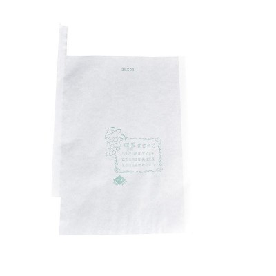 四川巨峰提子用白色单层葡萄套袋34*25 包装纸袋口厂家批发图2