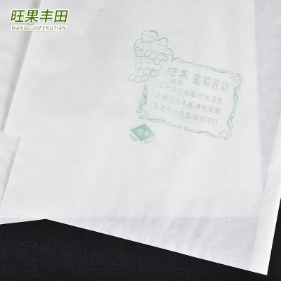 四川巨峰提子用白色单层葡萄套袋34*25 包装纸袋口厂家批发图4