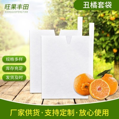 刀把口单层保护袋套翠冠丑橘套袋 150*170摘果园丑橘果袋套袋图5