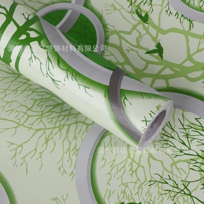 PVC墙纸自粘客厅电视背景墙贴纸新款壁纸现代简约防水防潮墙面贴图5