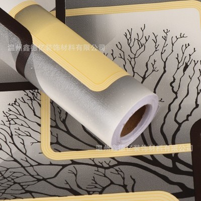 PVC墙纸自粘客厅电视背景墙贴纸新款壁纸现代简约防水防潮墙面贴图3