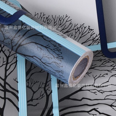 PVC墙纸自粘客厅电视背景墙贴纸新款壁纸现代简约防水防潮墙面贴