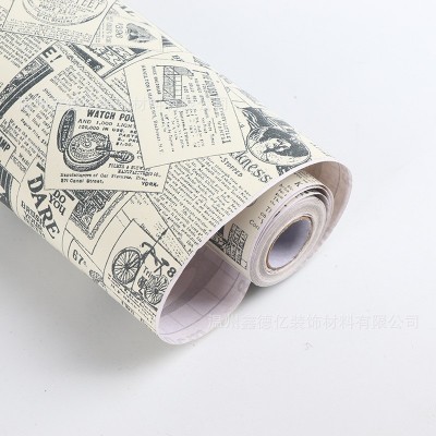 PVC墙纸自粘客厅电视背景墙贴纸新款壁纸现代简约防水防潮墙面贴图4