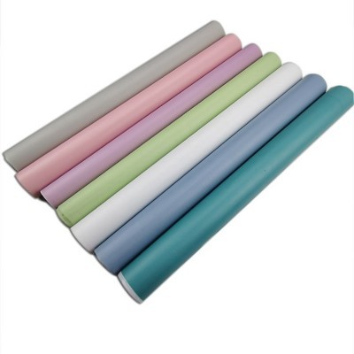 强胶纯色马卡龙pvc墙纸防水防潮可擦洗卧室背景墙壁自粘纸墙贴纸