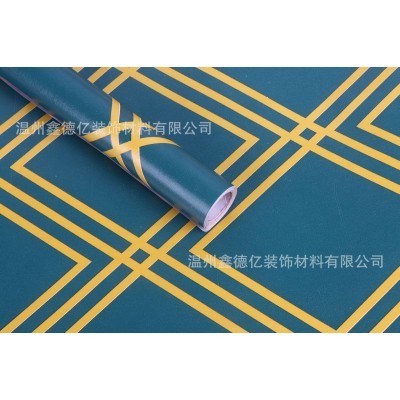 加厚几何壁纸自粘家用卧室客厅背景墙纸大学生宿舍寝室墙面翻新贴图5