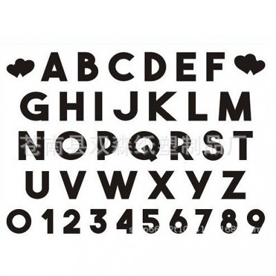 DIY英文祝贺早日康复 一起顺利贴纸 情人节透明气球波波球贴纸图5