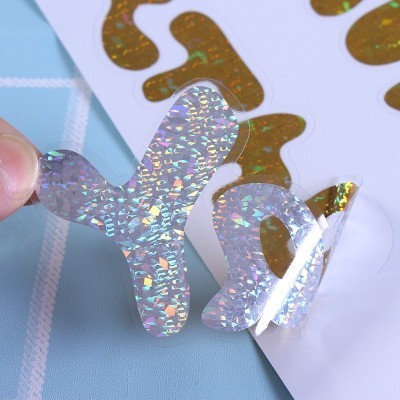 DIY英文生日快乐气球贴透明波波球贴纸批发百日宴布置装饰气球贴图4