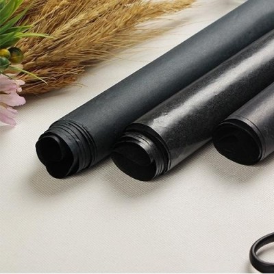 黑色拷贝纸 17克现货即发可分切印刷logo纯黑包装纸 厂家批发图3