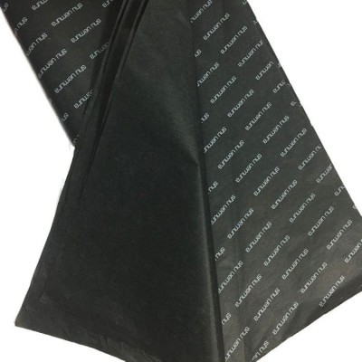 黑色拷贝纸 17克现货即发可分切印刷logo纯黑包装纸 厂家批发图4