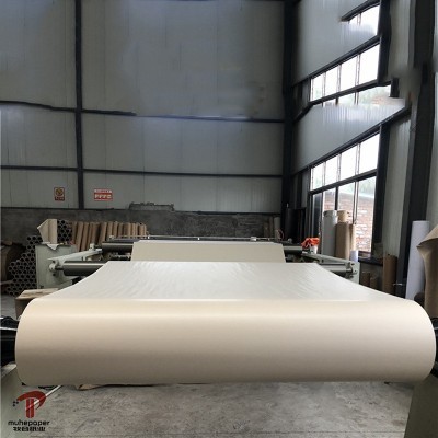 棕黄色30克40克全木浆本色牛皮纸印花原纸热转印衬纸数码印花垫纸图4