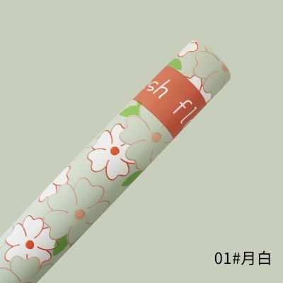 花派对厂家批发新品清新花朵鲜花包装纸花店花束包花纸 礼品包装纸图4