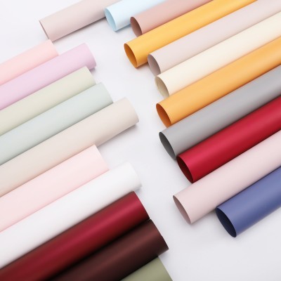 韩风纸单色欧雅纸花束包装纸礼品礼盒包装纸防水鲜花包装材料图2