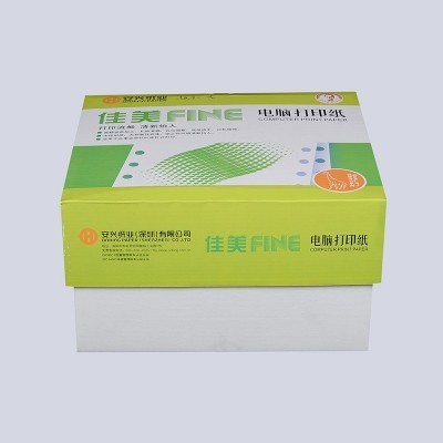 厂家热销 佳美两联电脑打印纸针式二联三等分 二等分 80列规格图2