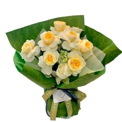 巴洛克防水耐撕包装纸花束鲜花包花纸棉纺纸礼物纸花艺花店资材图3