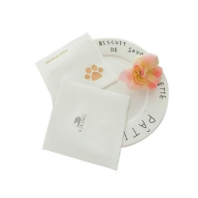 西餐厅商用方形纸巾3层加厚230餐巾纸印LOGO奶茶外卖酒店方巾纸图5