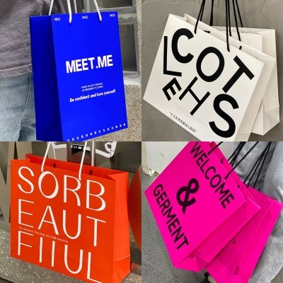 手提袋定制高级感服装店袋子礼品袋购物包装袋装衣服礼物纸袋定做图5