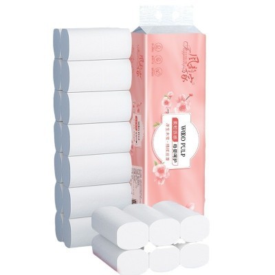 樱花920克14卷4层加厚卫生纸无芯卷纸厕纸手纸家用纸巾实惠耐用装图3