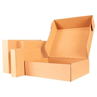 飞机盒现货 批发快递盒 物流打包特硬内衣钢化膜纸盒子 广东厂家图2