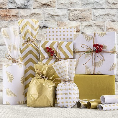 跨境亚马逊热销17克金色装袋雪梨纸派对金属拷贝纸50*35CM现货图5