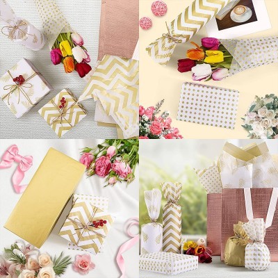 跨境亚马逊热销17克金色装袋雪梨纸派对金属拷贝纸50*35CM现货图4