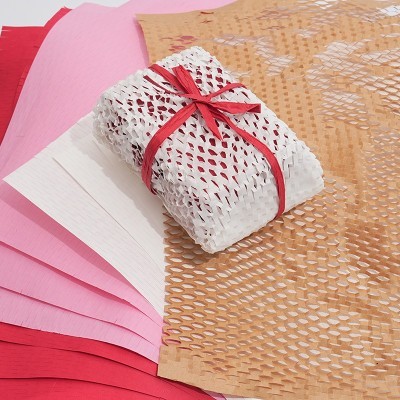 工厂直供保防撞缓冲纸可降解包装纸蜂窝纸蜂巢纸打包纸平张状环网图5