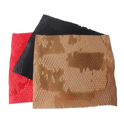 源头工厂100张可降解打包网状环保防撞缓冲化妆品鲜花包装蜂窝纸图4