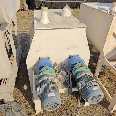 二手不锈钢双轴混合机 饲料桨叶混料机 砂浆粉体无重力搅拌机 回收图5